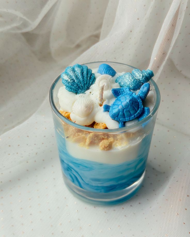 Sea Breeze Glass Candle  