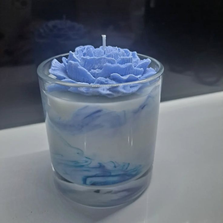 Sea Breeze Glass Candle  
